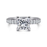 Winslow - 14K White Gold Princess Cut Diamond Engagement Ring - 0.35 ct