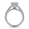 Addilyn - 14K White Gold Princess Cut Diamond Engagement Ring - 0.5 ct