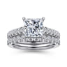 Addilyn - 14K White Gold Princess Cut Diamond Engagement Ring - 0.5 ct