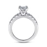 Wyatt - 14K White Gold Princess Cut Diamond Engagement Ring - 0.38 ct