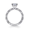 Sadie - 14K White Gold Princess Cut Diamond Engagement Ring - 0.12 ct