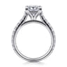 Luciole - 14K White Gold Princess Cut Diamond Engagement Ring - 0.6 ct