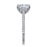 Aline - 14K White Gold Radiant Cut Diamond Engagement Ring - 0.3 ct