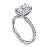 Winslow - 14K White Gold Radiant Cut Diamond Engagement Ring - 0.35 ct