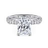 Winslow - 14K White Gold Radiant Cut Diamond Engagement Ring - 0.35 ct