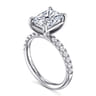Winslow - 14K White Gold Radiant Cut Diamond Engagement Ring - 0.35 ct