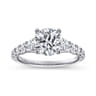 Taylor - 14K White Gold Round Diamond Engagement Ring - 0.95 ct