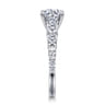 Taylor - 14K White Gold Round Diamond Engagement Ring - 0.95 ct