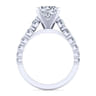 Taylor - 14K White Gold Round Diamond Engagement Ring - 0.93 ct