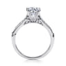 Hollis - 14K White Gold Round Diamond Engagement Ring - 0.21 ct