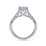 Reed - 14K White Gold Round Diamond Engagement Ring - 0.25 ct