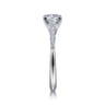Reed - 14K White Gold Round Diamond Engagement Ring - 0.25 ct