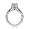 Avery - 14K White Gold Round Diamond Engagement Ring - 0.51 ct