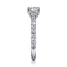 Avery - 14K White Gold Round Diamond Engagement Ring - 0.51 ct