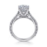 Avery - 14K White Gold Round Diamond Engagement Ring - 0.82 ct