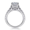 Piper - 14K White Gold Round Diamond Engagement Ring - 0.76 ct