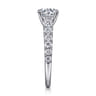 Piper - 14K White Gold Round Diamond Engagement Ring - 0.76 ct