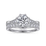 Sanna - 14K White Gold Round Diamond Engagement Ring - 0.09 ct