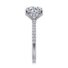 Broderick - 14K White Gold Round Diamond Engagement Ring - 0.33 ct