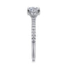 Broderick - 14K White Gold Round Diamond Engagement Ring - 0.28 ct