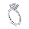 Broderick - 14K White Gold Round Diamond Engagement Ring - 0.31 ct