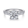 Charleston - 14K White Gold Diamond Engagement Ring - 1.03 ct