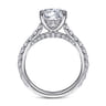 Charleston - 14K White Gold Diamond Engagement Ring - 1.03 ct