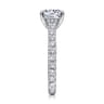 Charleston - 14K White Gold Diamond Engagement Ring - 1.03 ct