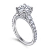 Artemis - 14K White Gold Diamond Engagement Ring - 1.01 ct