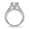 14K White Gold Diamond Engagement Ring - 1.55 ct