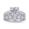 14K White Gold Diamond Engagement Ring - 1.55 ct