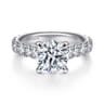 14K White Gold Diamond Engagement Ring - 1.51 ct