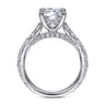 14K White Gold Diamond Engagement Ring - 1.51 ct