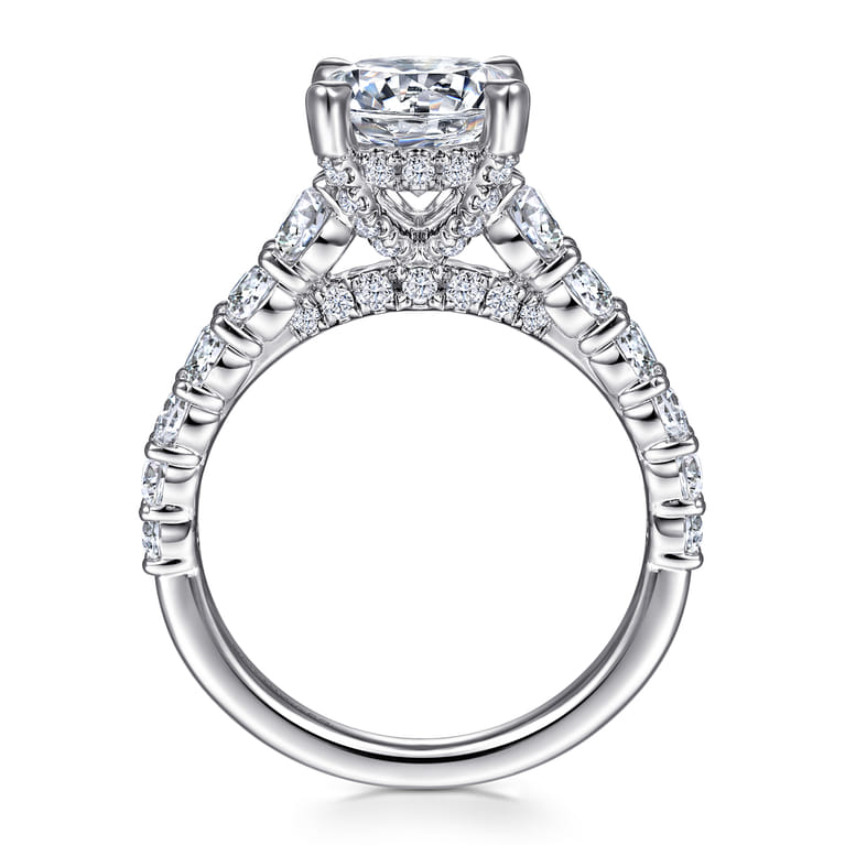 Winslet - 14K White Gold Diamond Engagement Ring - 1.19 ct - Shot 2