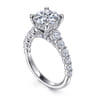 Winslet - 14K White Gold Diamond Engagement Ring - 1.19 ct