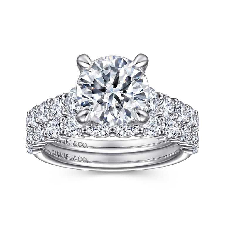 Winslet - 14K White Gold Diamond Engagement Ring - 1.19 ct - Shot 4