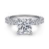 Yareli - 14K White Gold Diamond Engagement Ring - 1 ct