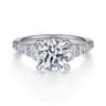 Rease - 14K White Gold Diamond Engagement Ring - 1.02 ct