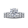 Juliet - 14K White Gold Round Diamond Engagement Ring - 0.48 ct