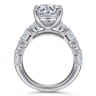 14K White Gold Diamond Engagement Ring - 1.54 ct