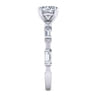 Dariella - 14K White Gold Round Diamond Engagement Ring - 0.4 ct