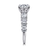 Britte - 14K White Gold Round Diamond Engagement Ring - 1.26 ct