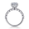 Lanna - 14K White Gold Round Diamond Engagement Ring - 0.3 ct
