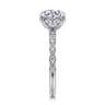 Lanna - 14K White Gold Round Diamond Engagement Ring - 0.3 ct