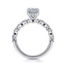 Lanna - 14K White Gold Round Diamond Engagement Ring - 0.25 ct