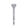 Lanna - 14K White Gold Round Diamond Engagement Ring - 0.25 ct