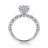 Lanna - 14K White Gold Round Diamond Engagement Ring - 0.3 ct