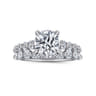 Emberlie - 14K White Gold Round Diamond Engagement Ring - 0.5 ct