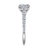 Emberlie - 14K White Gold Round Diamond Engagement Ring - 0.5 ct