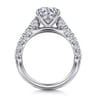 Emberlie - 14K White Gold Round Diamond Engagement Ring - 0.5 ct